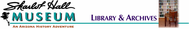 Sharlot Hall Museum Library and Archives