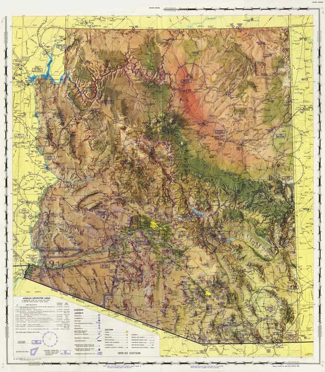 Map 3 -- Arizona Aeronautical Chart