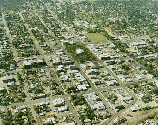 Downtown Prescott from Northeast