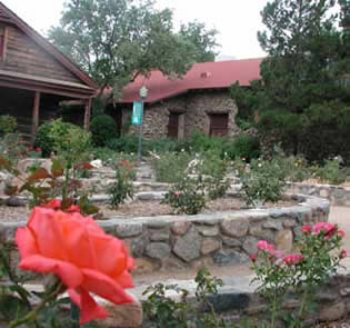 Color photo of the Territorial Women's Memorial Rose Garden